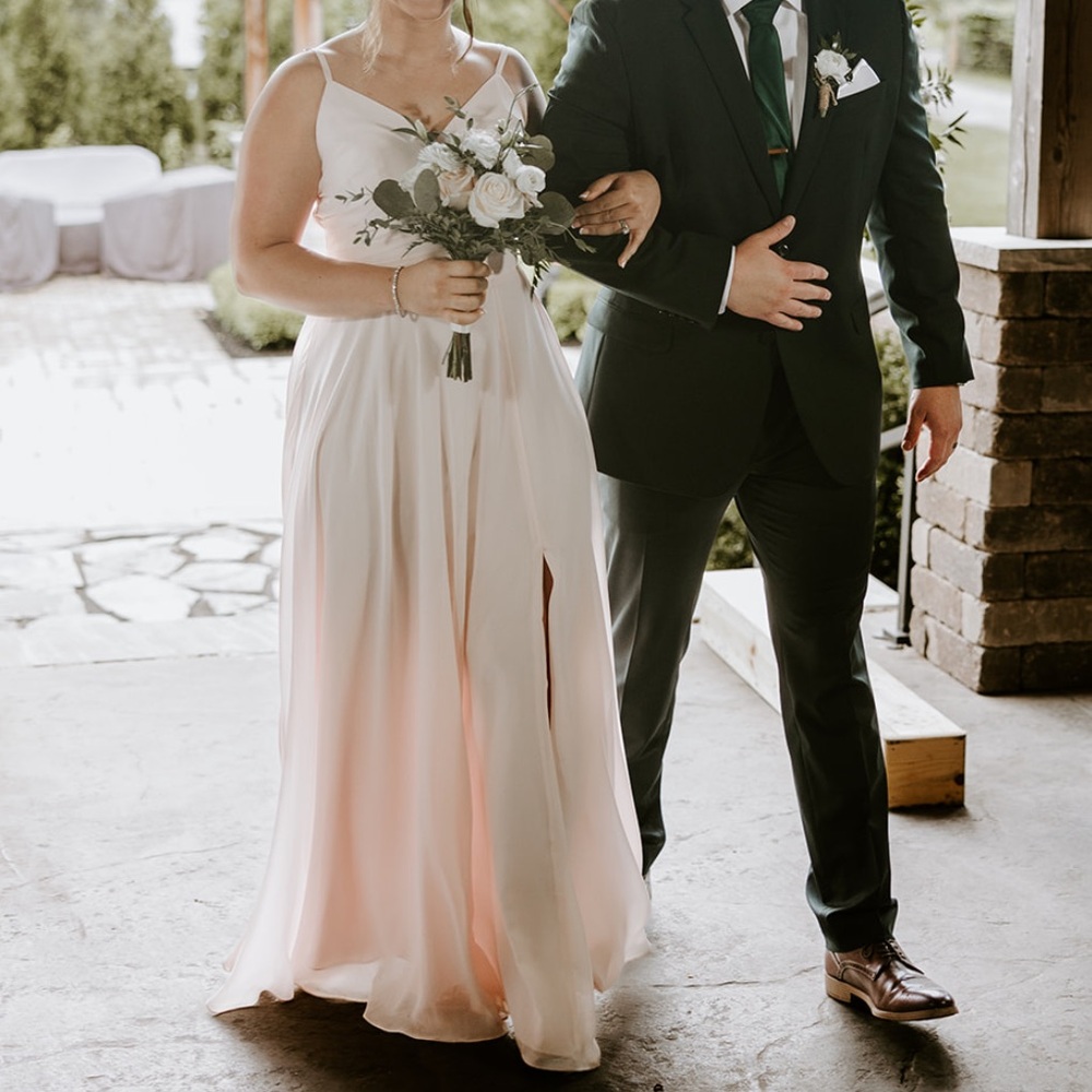 JJs house bridesmaids dress-Blushing Pink